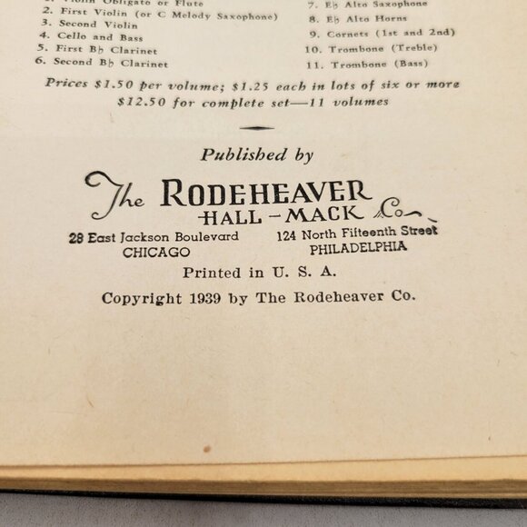 1938 Christian Service Songs Hymnal Hardcover Book Religious Music Songbook - Picture 7 of 11